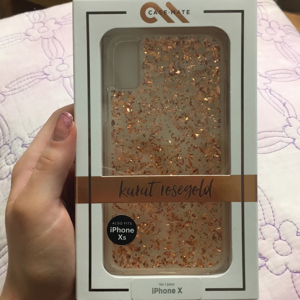 CaseMate iPhone X/Xs Karat Rosegold Case